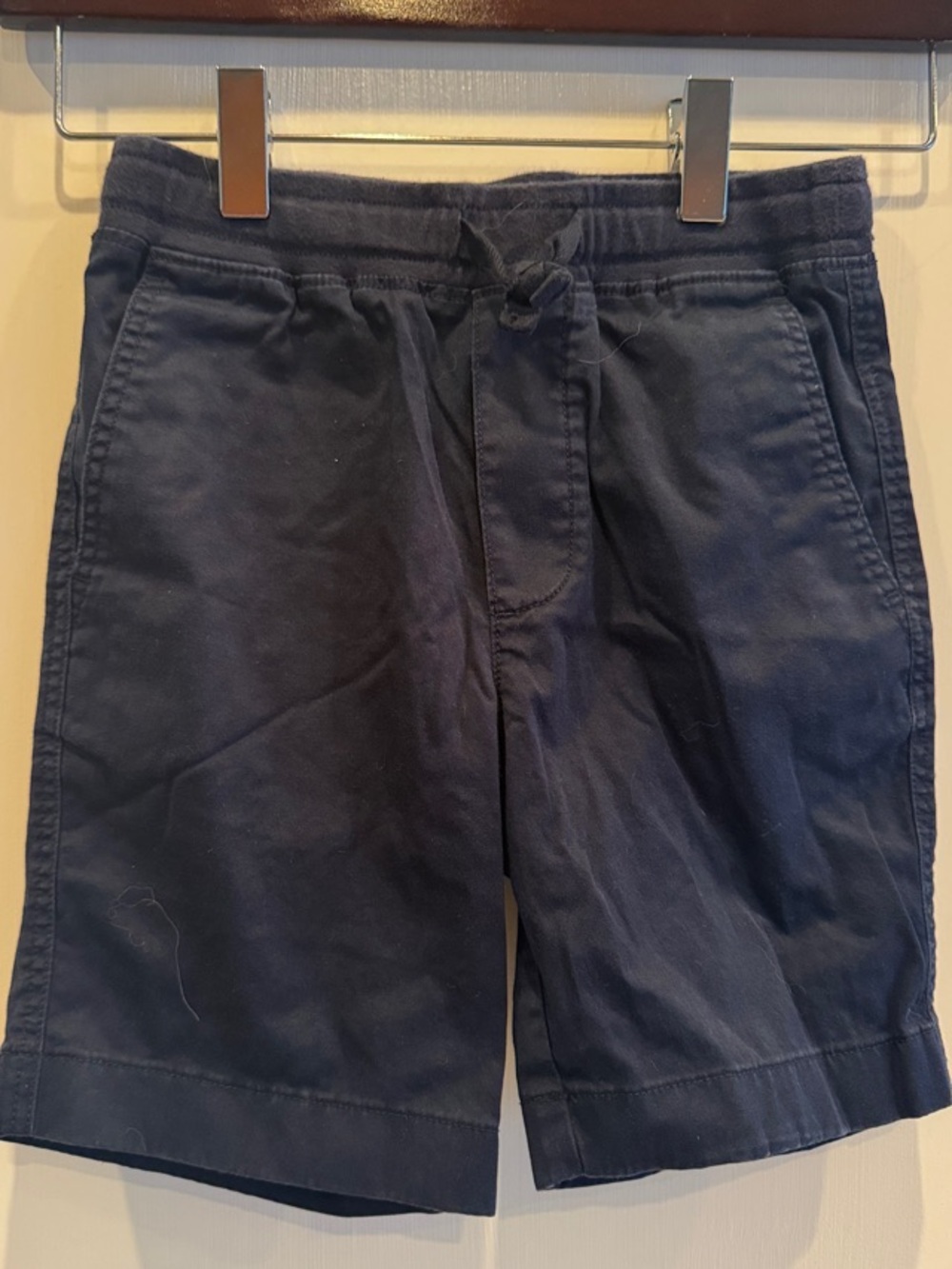 Crewcuts Dark Navy Drawstring Cotton Blend Shorts
